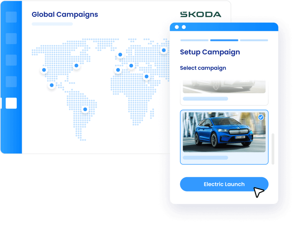Storyteq streamlines Skoda's Creative Operations, allowing the company to create on-brand content at scale. It's never been quicker to create and activate campagins across every market.