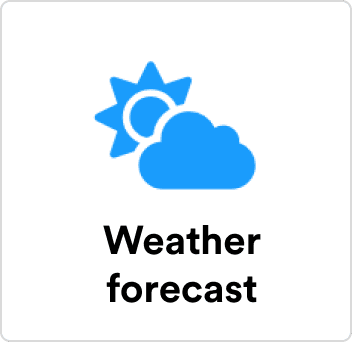 Weather forecast