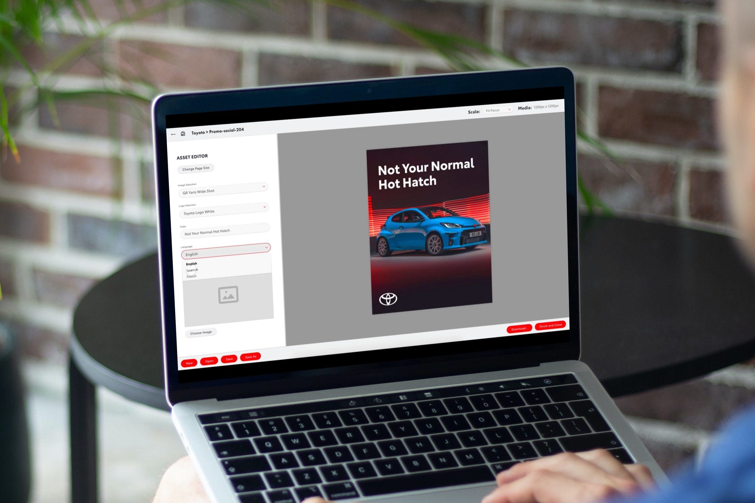 Use the power of dynamic templates to produce creative content at scale, like Toyota does