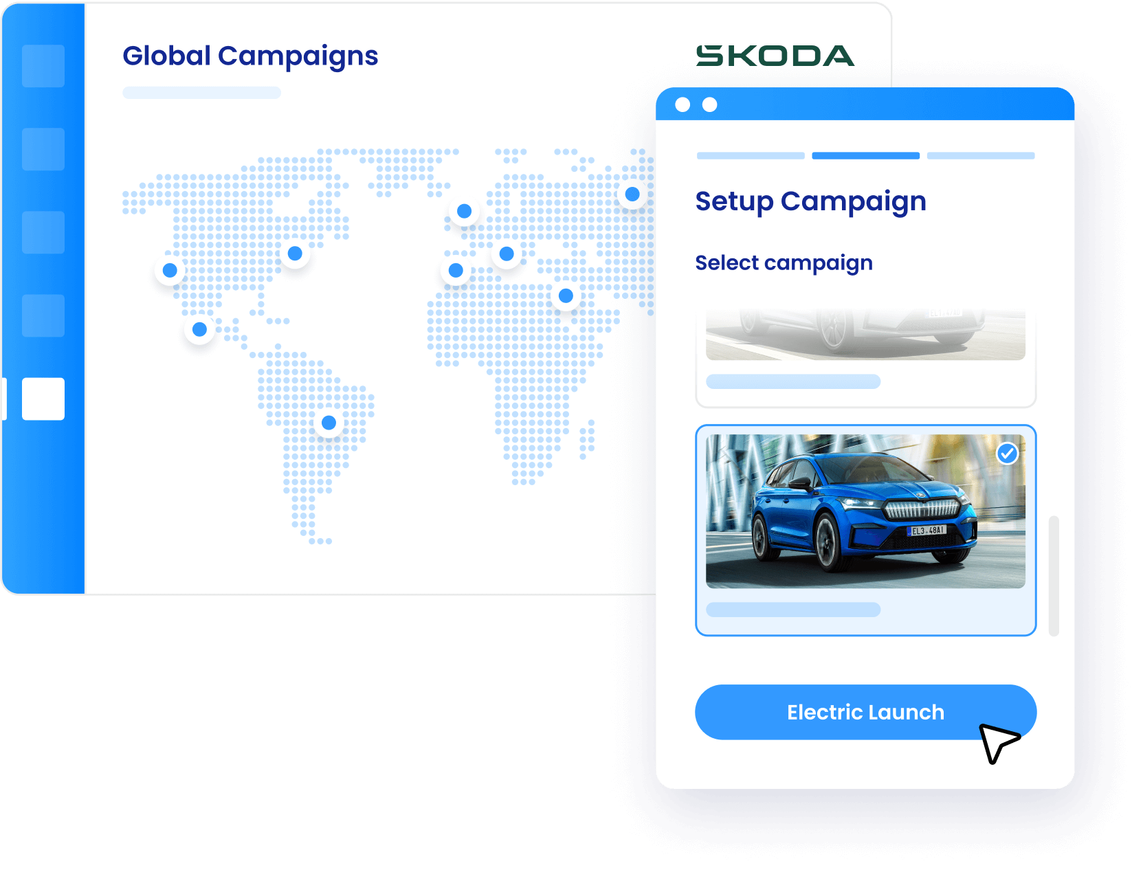 Storyteq enables powerful collaboration within Skoda. It's never been quicker to create and activate campagins across every market.