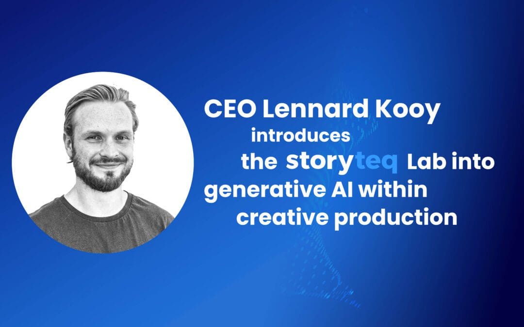 Is AI the newest member of your marketing team? The Storyteq Lab into generative AI has launched 
