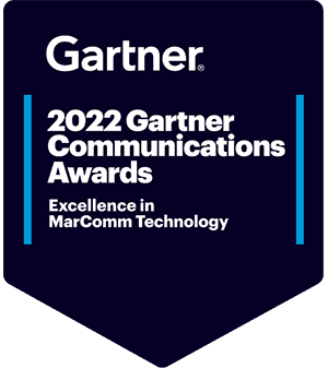Gartner Badge: 2022 Gartner Communications Awards