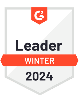 G2 Badge: Leader - Creative Management Platform category - Winter 2023