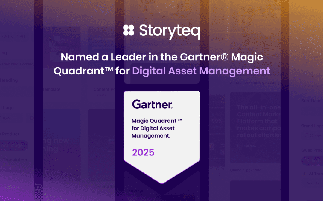 Storyteq Named a Leader in the 2025 Gartner® Magic Quadrant™ for Digital Asset Management